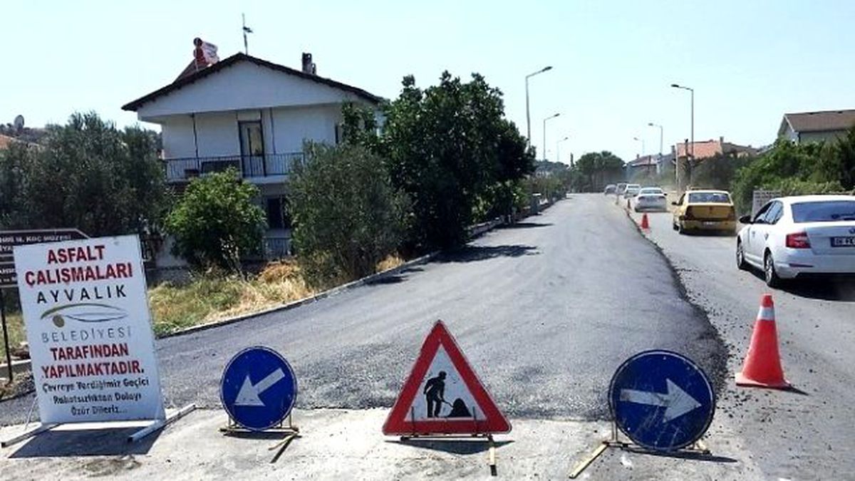 Cunda\'nın Eski Yolu Yenileniyor