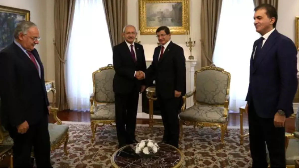Davutoğlu-Kılıçdaroğlu Arasında 4 Saatlik Koalisyon Zirvesi