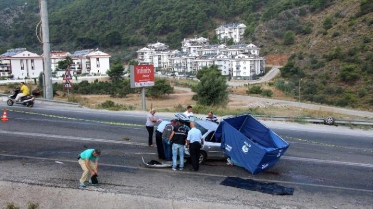 Fethiye\'de Otomobil Takla Attı: 1 Ölü