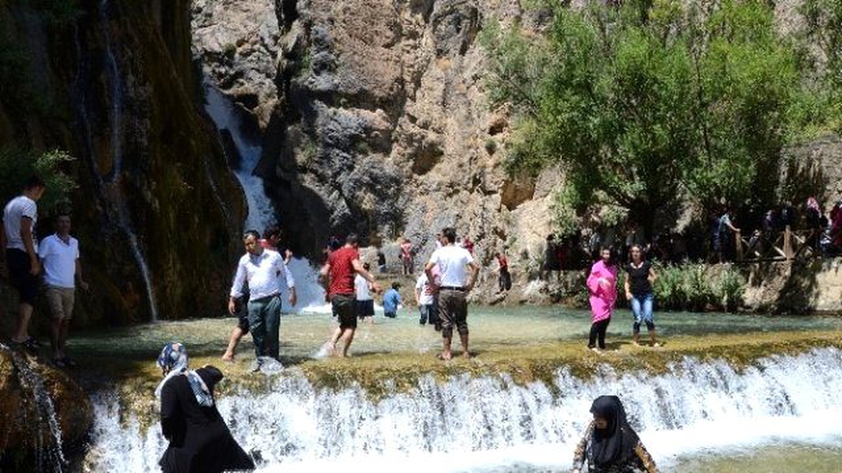 Günpınar Şelalesi\'ne İlgi Büyük
