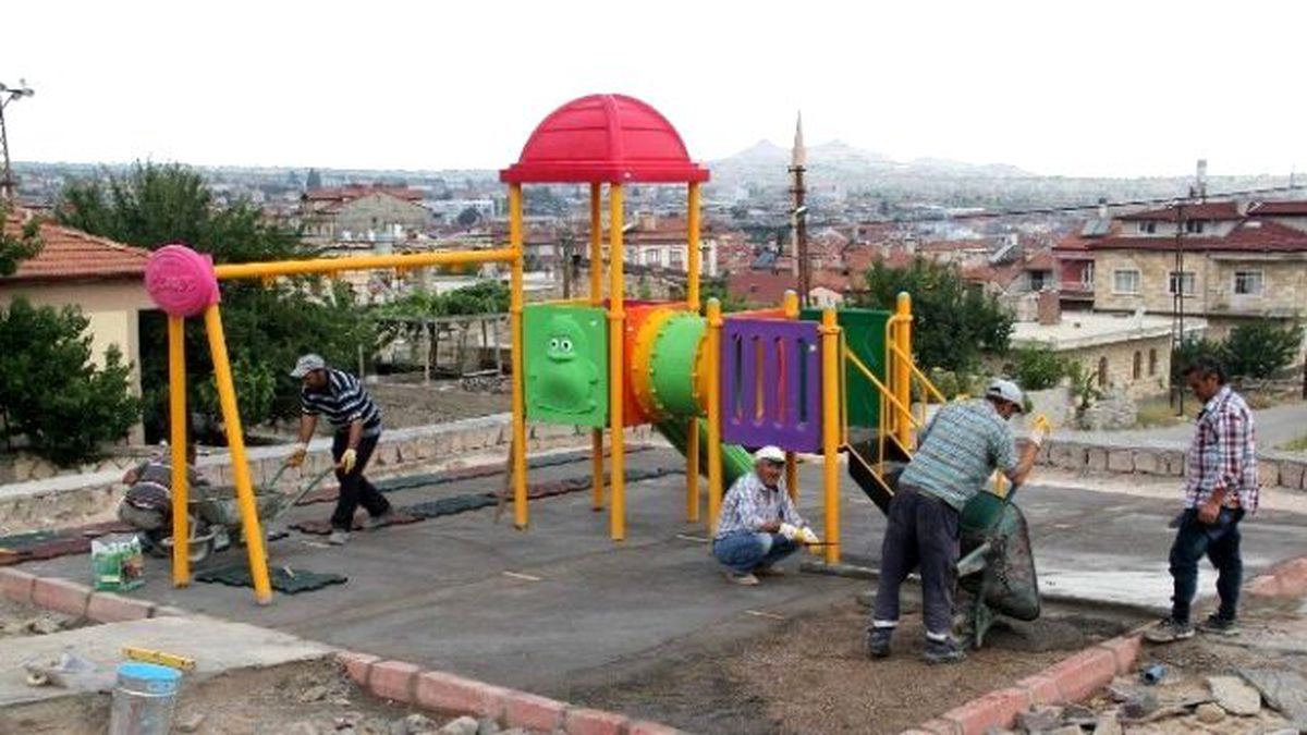 Mehmet Akif Ersoy Mahallesi\'ndeki Park Tamamlanıyor