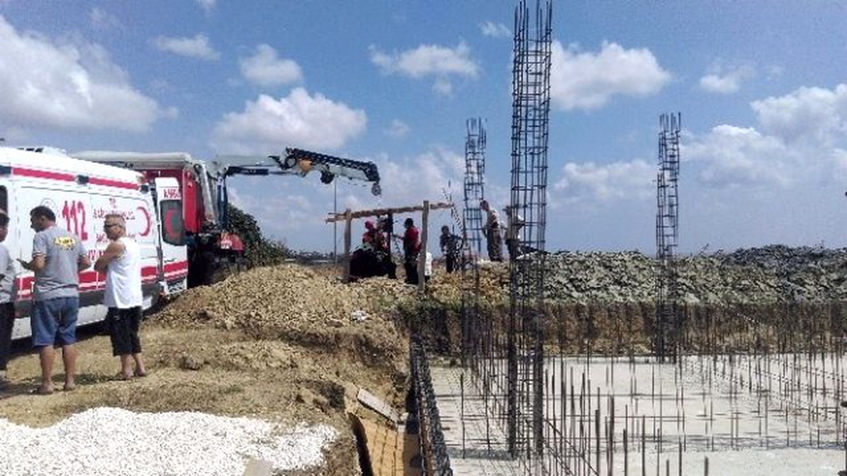 Su Kuyusunda Çalışan İşçinin Üzerine Vinç Düştü