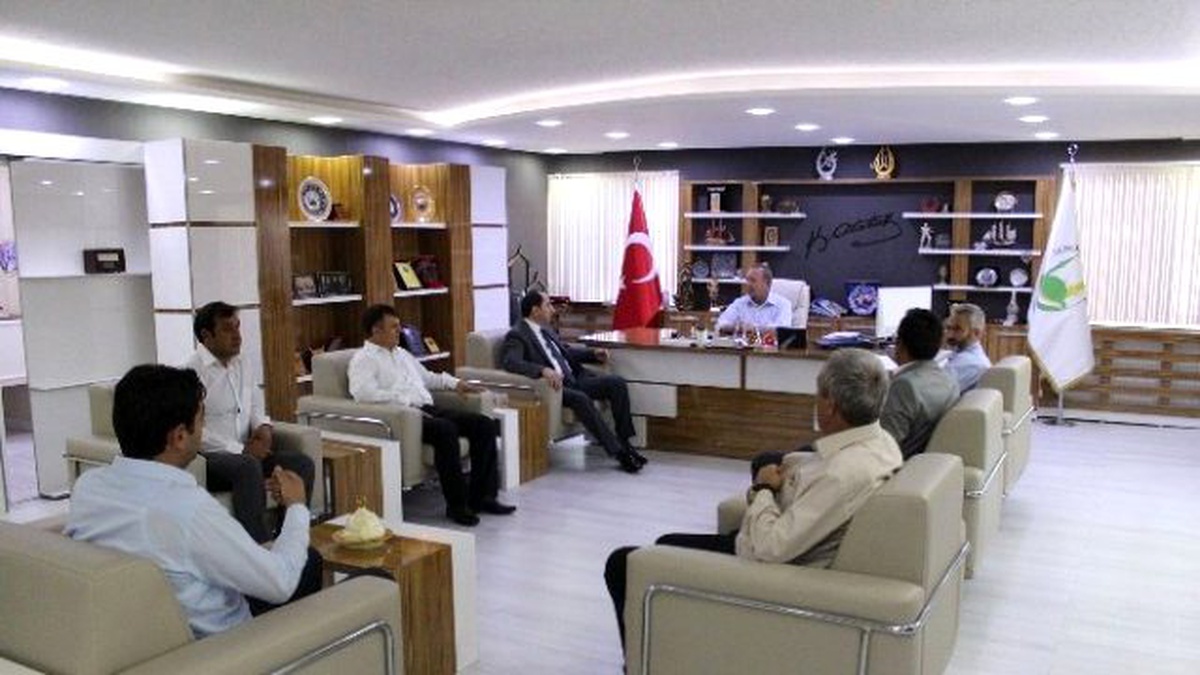 Rektör Alkan Başkan Şahiner\'i Ziyaret Etti