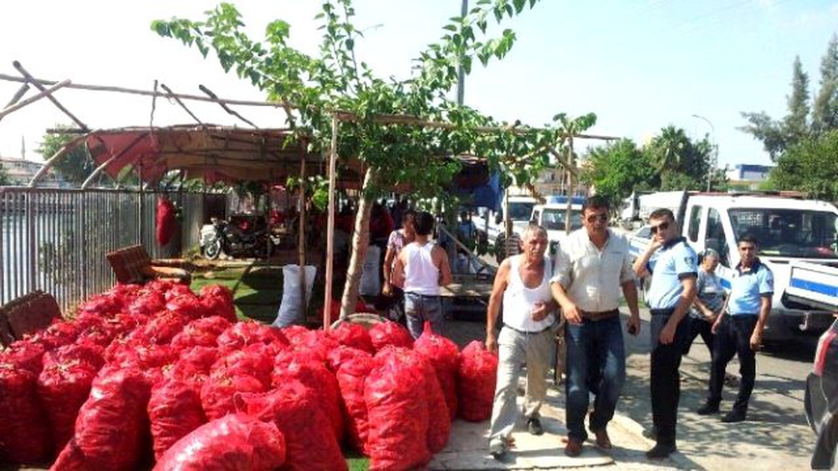 Salçalık Biber Satıcılarına Düzen Uygulaması