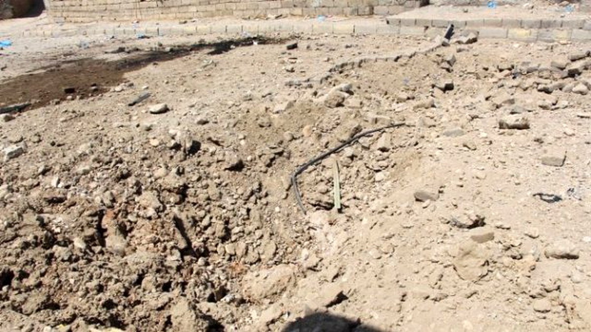 Silopi\'de 4 Polisin Şehit Edildiği Bölgede Büyük Çukur Oluştu