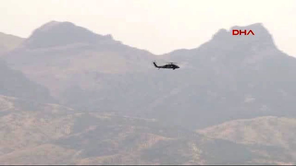 Şırnak\'ta Helikoptere Roketatarlı Saldırı: 1 Yaralı
