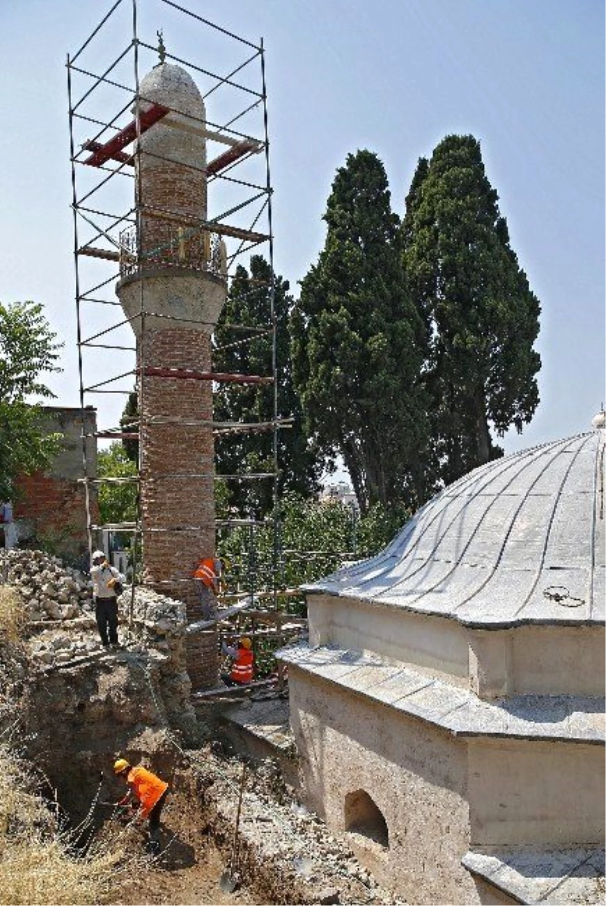 Tarihi Camiye Koruma Kalkanı