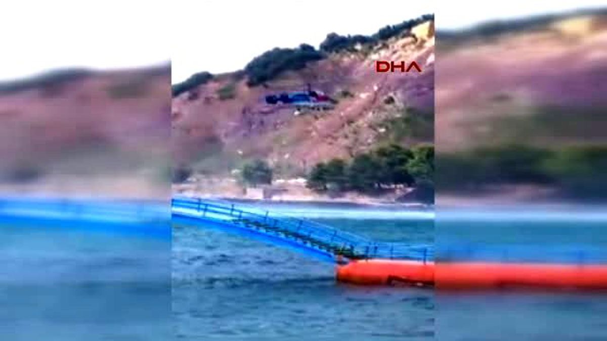 Zonguldak - Ot Ateşinin Ormana Sıçramasını Helikopter Önledi