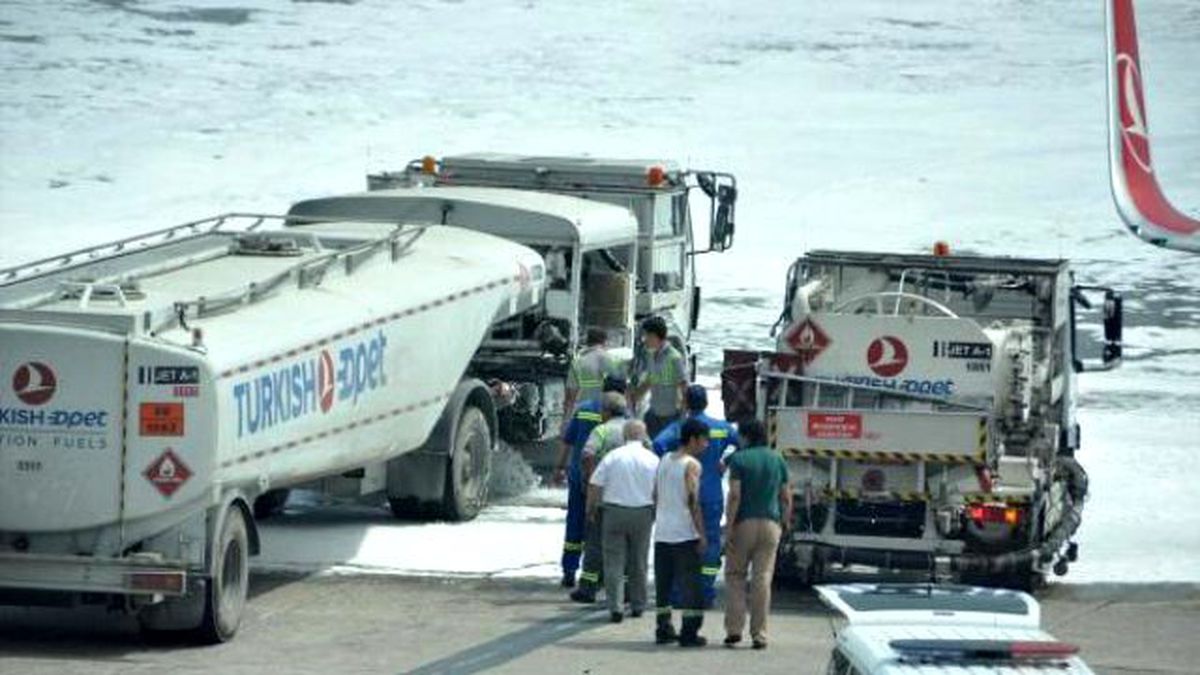 20 Ton Yakıt Aprona Yayıldı