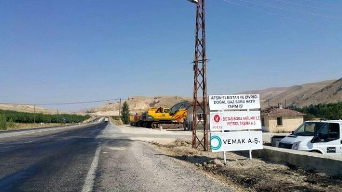 Afşin, Elbistan Doğalgaz Hattı Yapımı Gürün Ayağı Çalışmaları Başladı