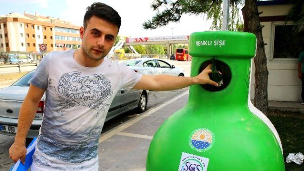 Cam Şişeler Geri Dönüşüme