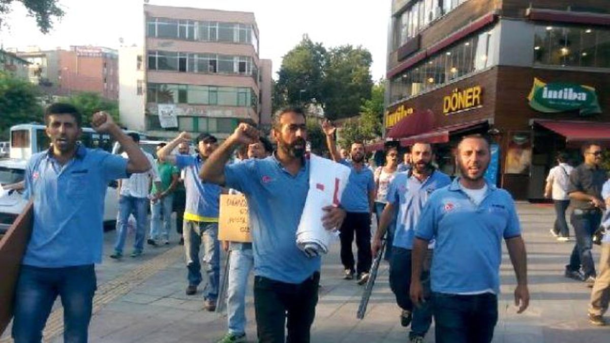 Gebze\'de İşten Çıkarılan İşçiler İçin Eylem