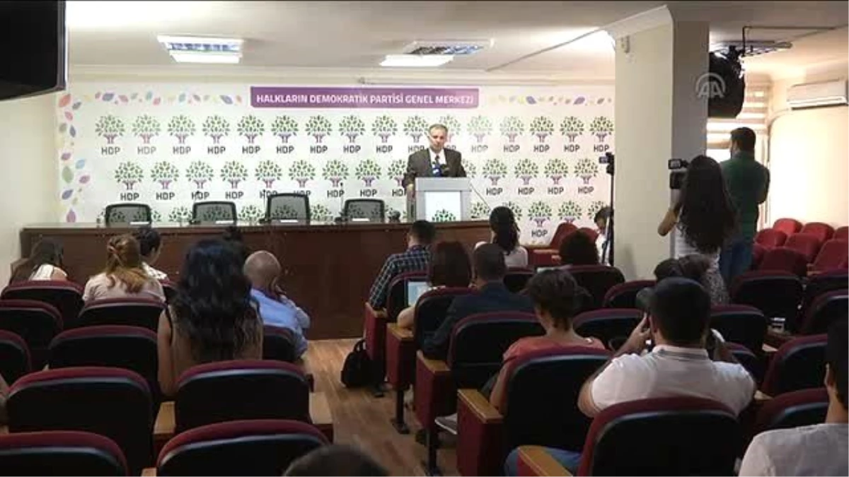 Hdp Parti Sözcüsü Bilgen: "Biz Başından Beri İlkesel Yaklaşıyoruz"