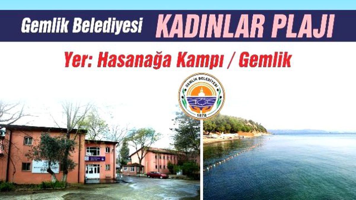 Gemlik\'te Kadınlar Plajı Hizmete Girdi