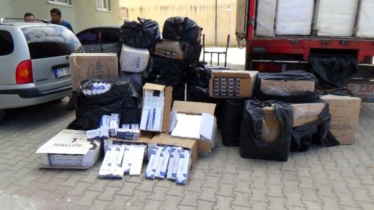 Kırıkkale\'de 75 Bin Paket Kaçak Sigara Ele Geçirildi