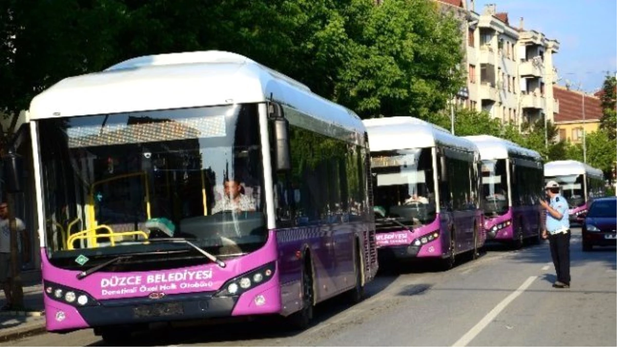 Konuralp\'de Yeni Otobüsler Seferde Olacak
