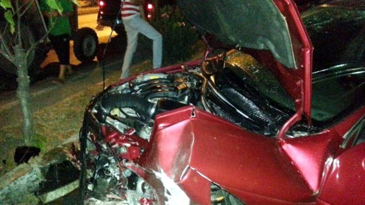 Devrek\'te Otomobili Nehre Uçmaktan Korkuluklar Kurtardı