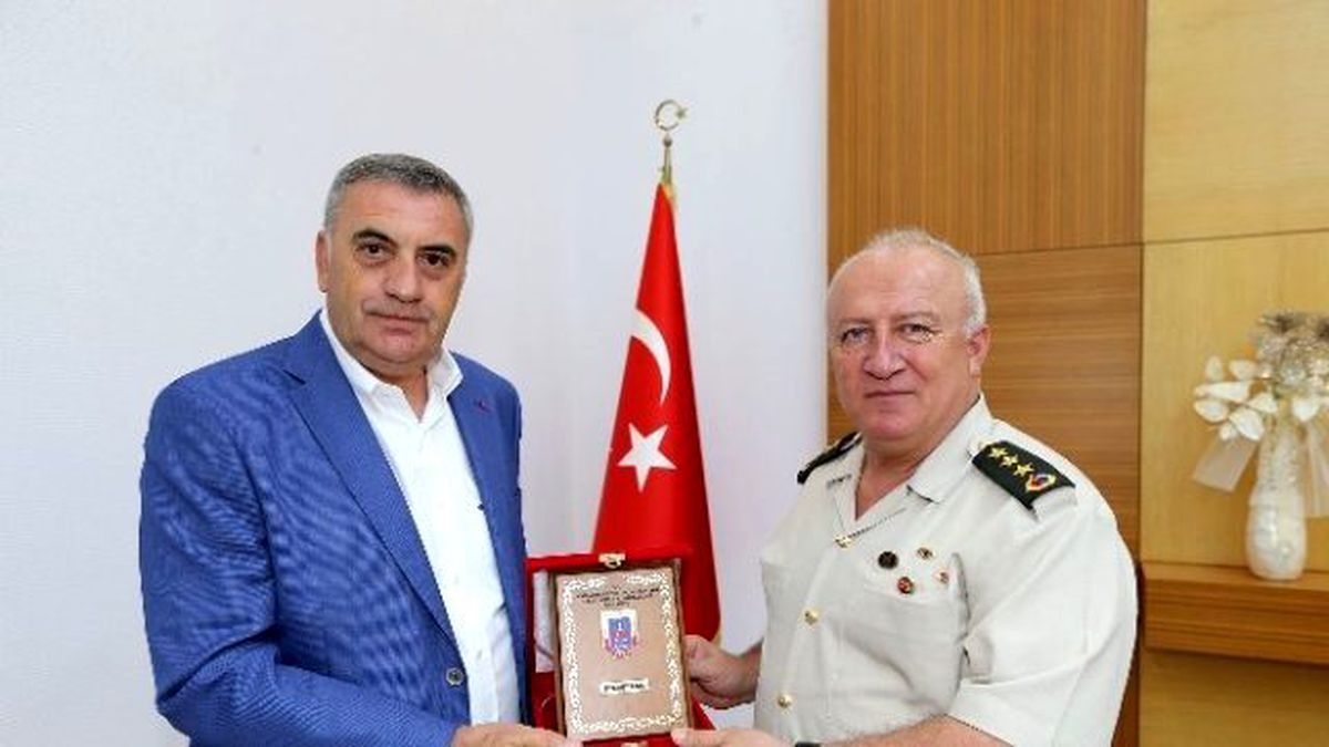 Toçoğlu Albay Şimşiroğlu\'yla Buluştu