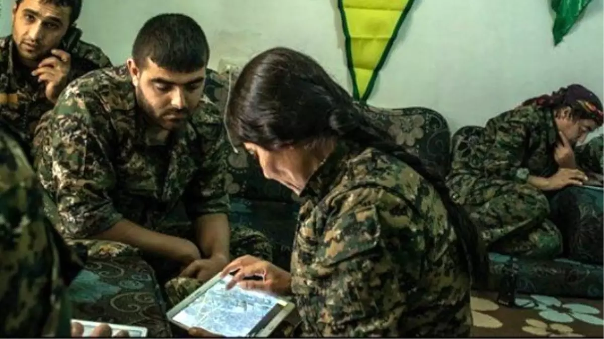 YPG, Google Earth'den Hedef Gösteriyor, ABD Vuruyor