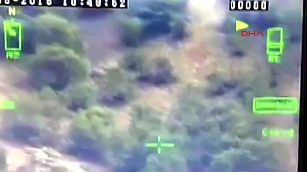 Çukurca\'da Teröristler Böyle Ateş Altına Alındı