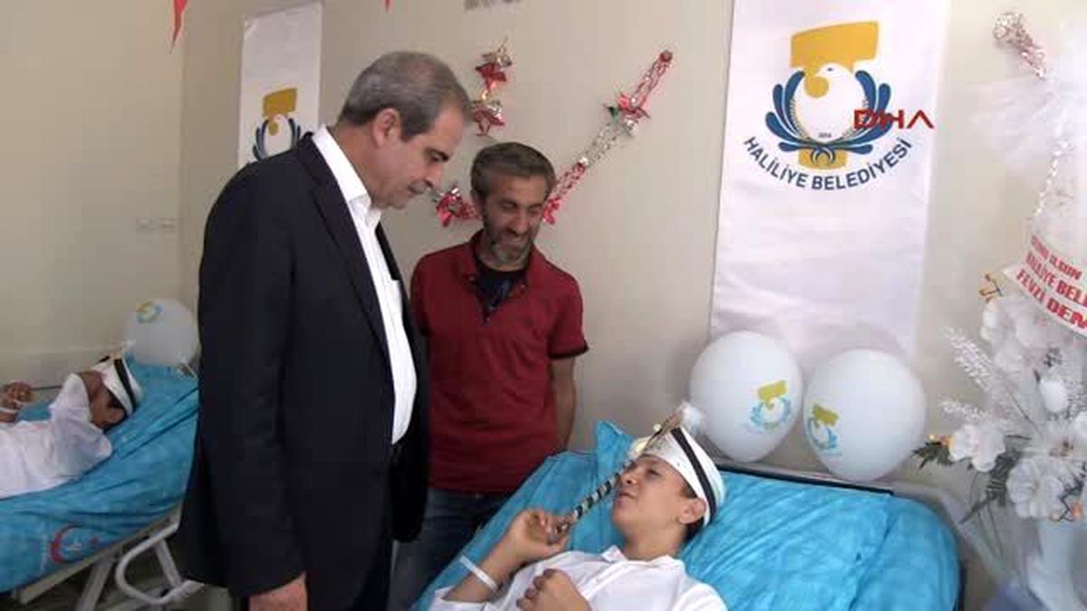 Şanlıurfa\'da \'Kirvem Belediyem Olsun\' Sünnet Projesi