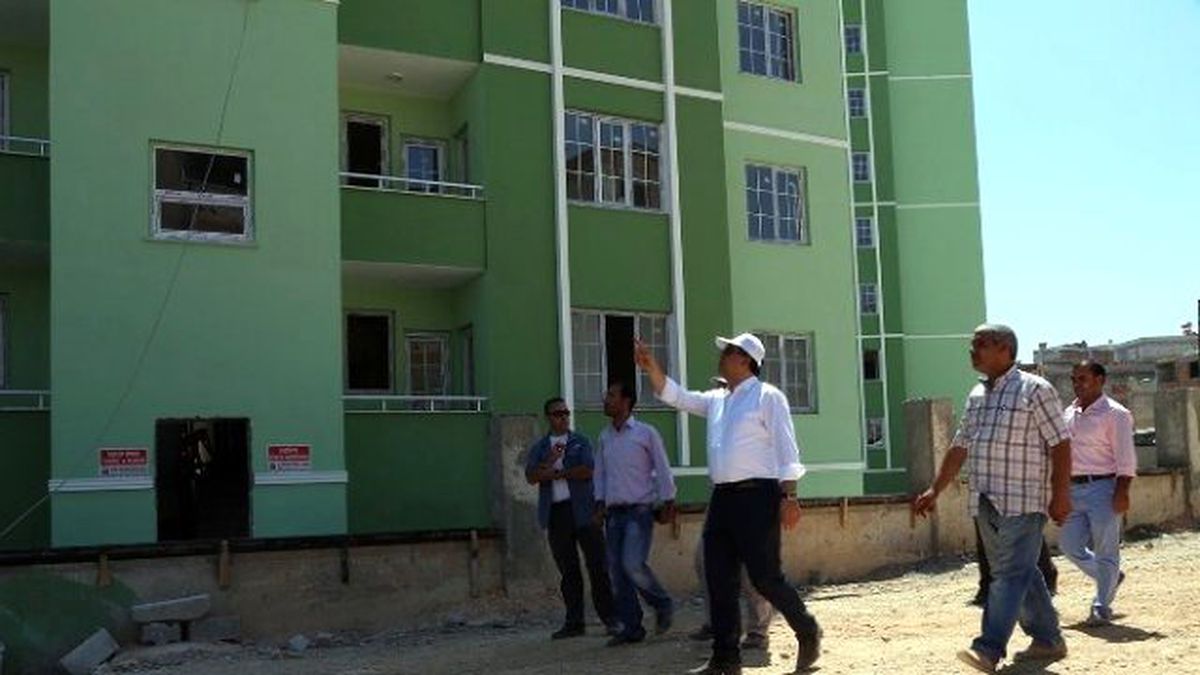 Başkan Fadıloğlu Zeytinli Konutlarını İnceledi