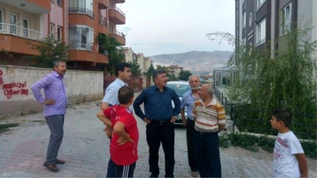 Belediye Başkanı Akdoğan Mahallelinin Sorunlarını Dinledi