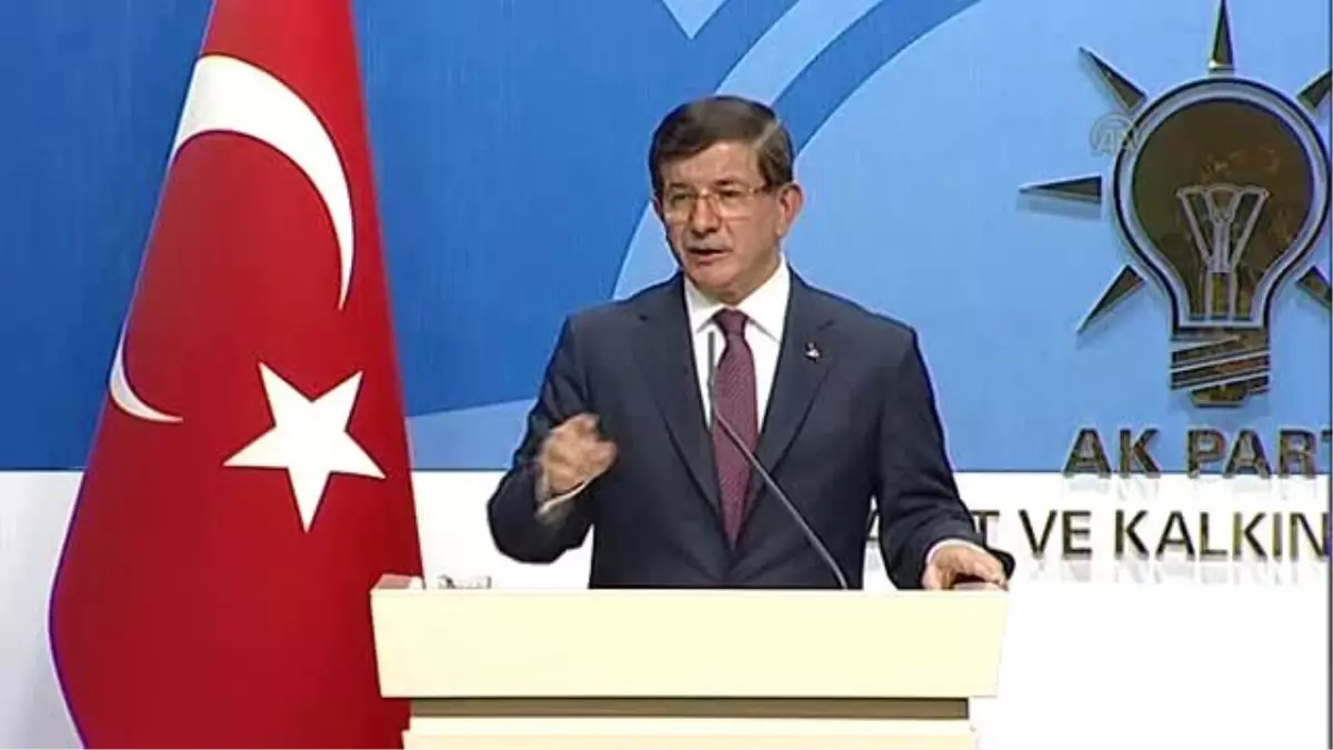 Davutoğlu: "Erken Seçimden En Fazla Fayda Kazanacak AK Parti\'dir"