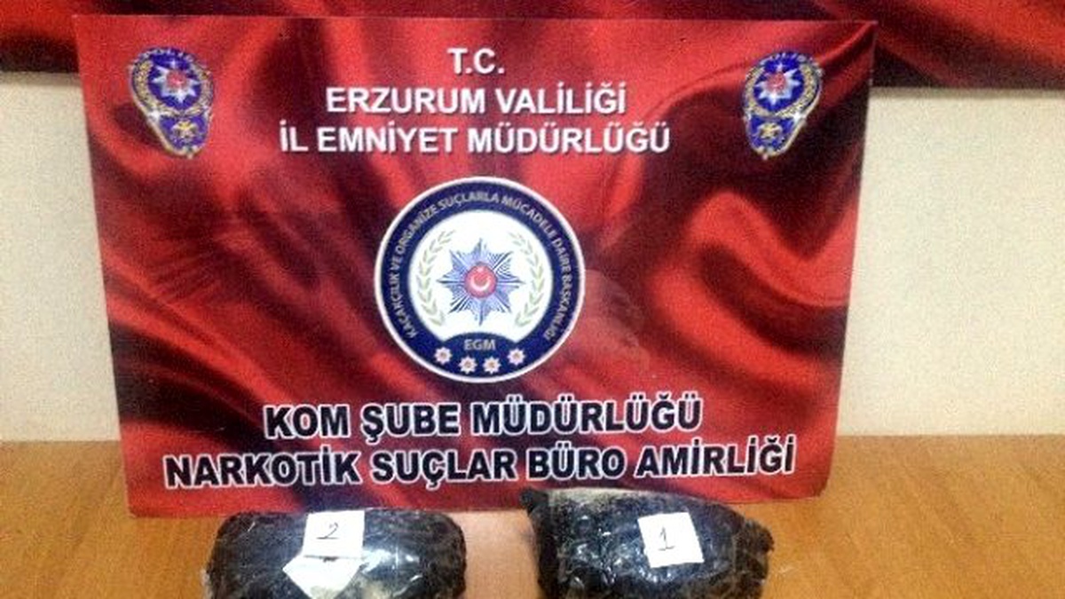 Erzurum\'da 1 Kilo 35 Gram Eroin Ele Geçirildi