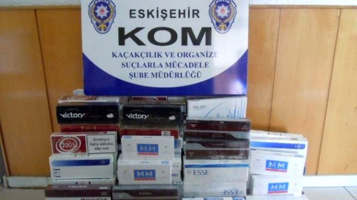 Eskişehir\'de 2 Bin 20 Paket Kaçak Sigara Ele Geçirildi