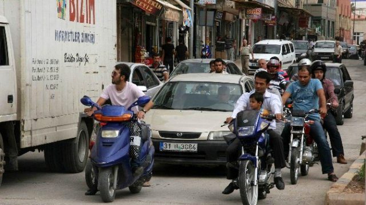 Kilis\'teki Taşıtların Yarısından Fazlası Motosiklet