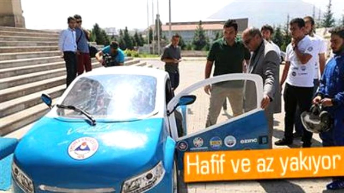 Üniversite Öğrencilerinin Yaptığı Araba 100 Kilometrede 1 Lira Yakıyor