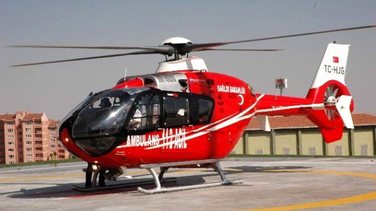 Ambülans Helikopter Can Kurtarmaya Devam Ediyor