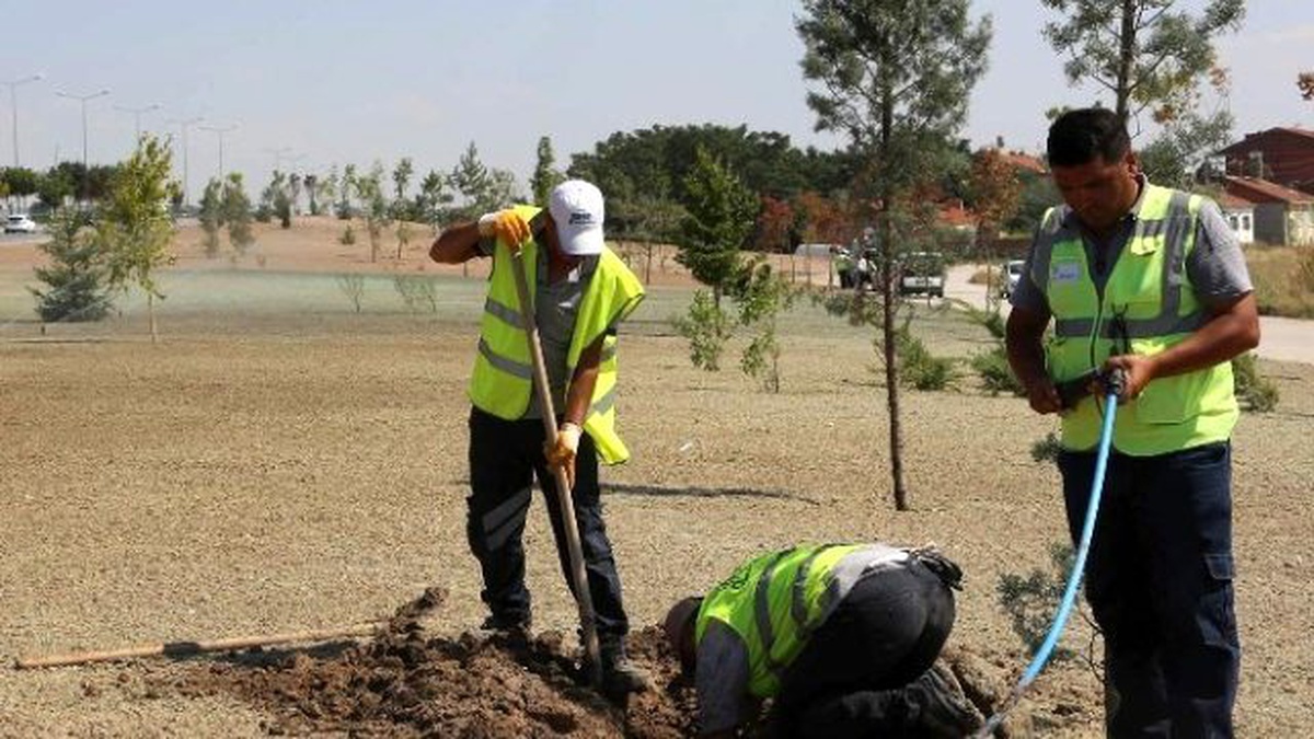 Büyükşehir\'den Şarhöyük Mahallesine Park