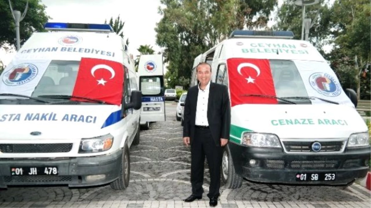 Ceyhan Belediyesi Yeni Hasta ve Cenaze Nakil Araçlarını Hizmete Sundu