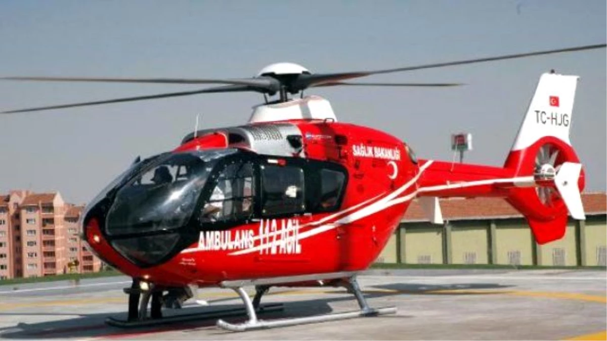 Erzurum\'da Konuşlandırılan Ambulans Helikopter, 8 Ayda 200 Hasta İçin Havalandı