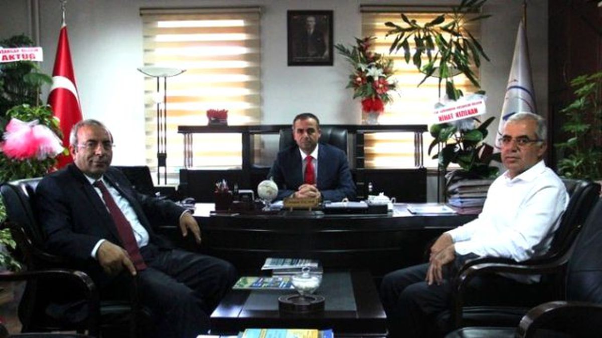 Rektör Battal\'dan Müdür Uçar\'a Ziyaret