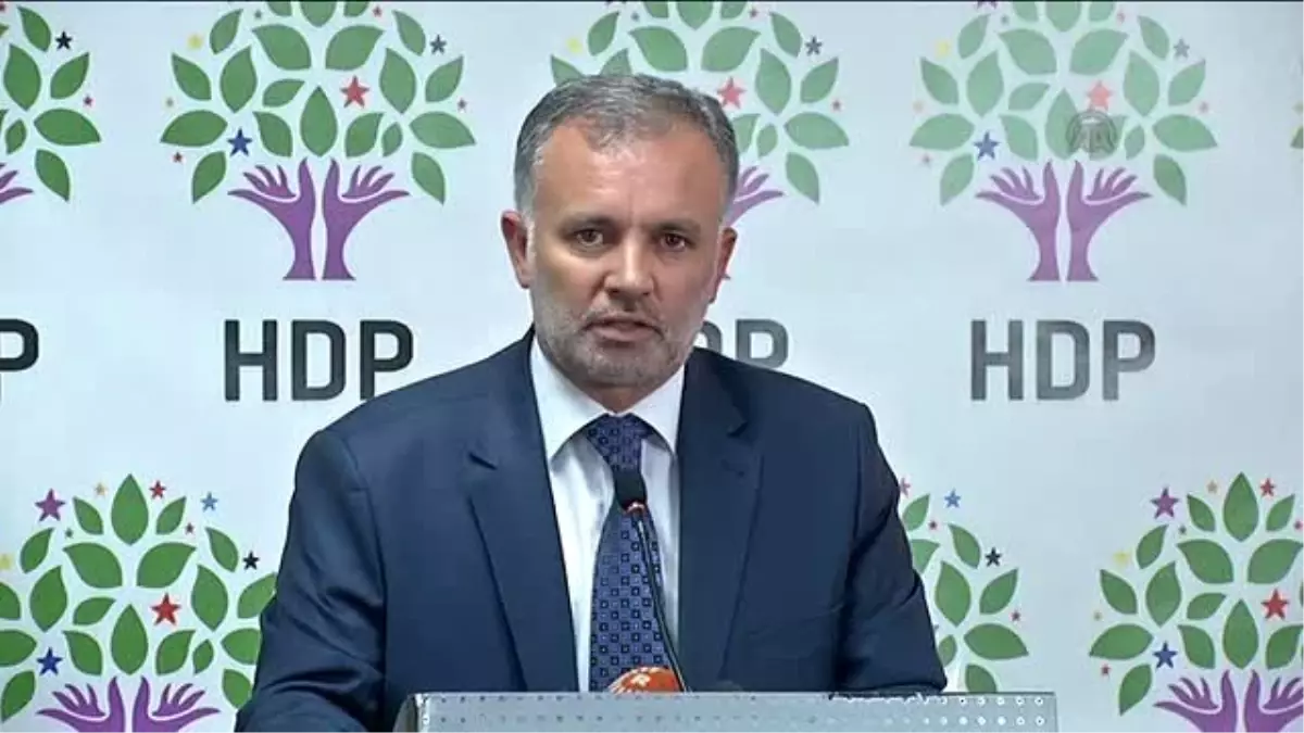 Hdp Parti Sözcüsü Bilgen Açıklaması