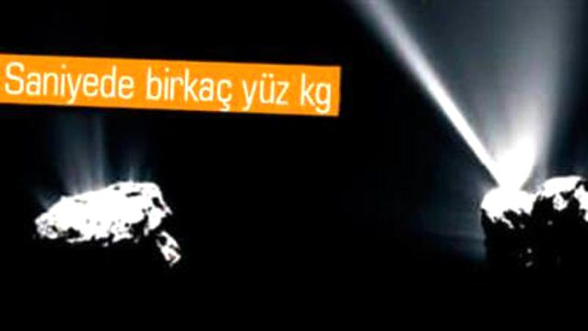 Kuyruklu Yıldız Çuri Güneş\'e Yaklaştığı Her Saniye Kilo Kaybetti