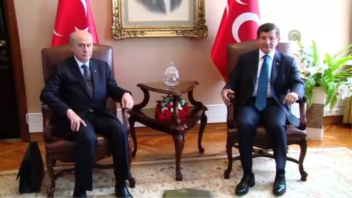 Davutoğlu - Bahçeli Görüşmesi (4)