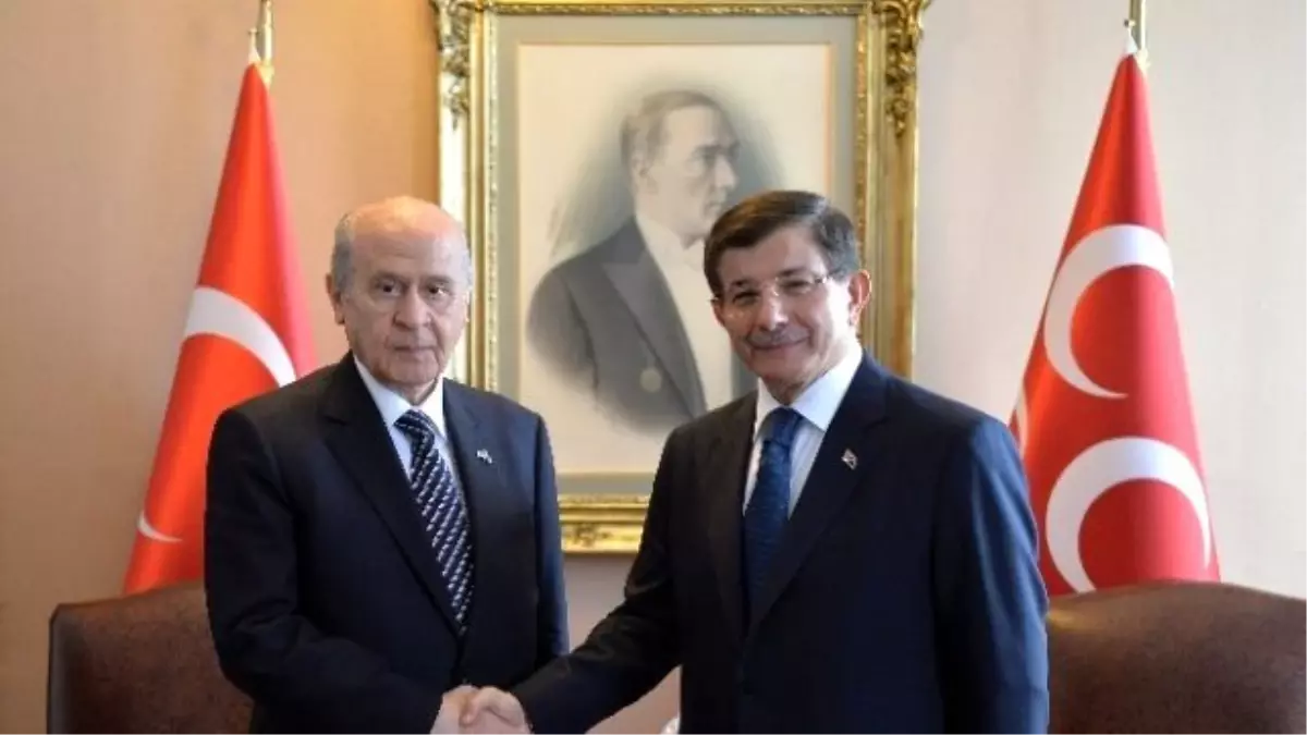 Davutoğlu-bahçeli Görüşmesi Başladı