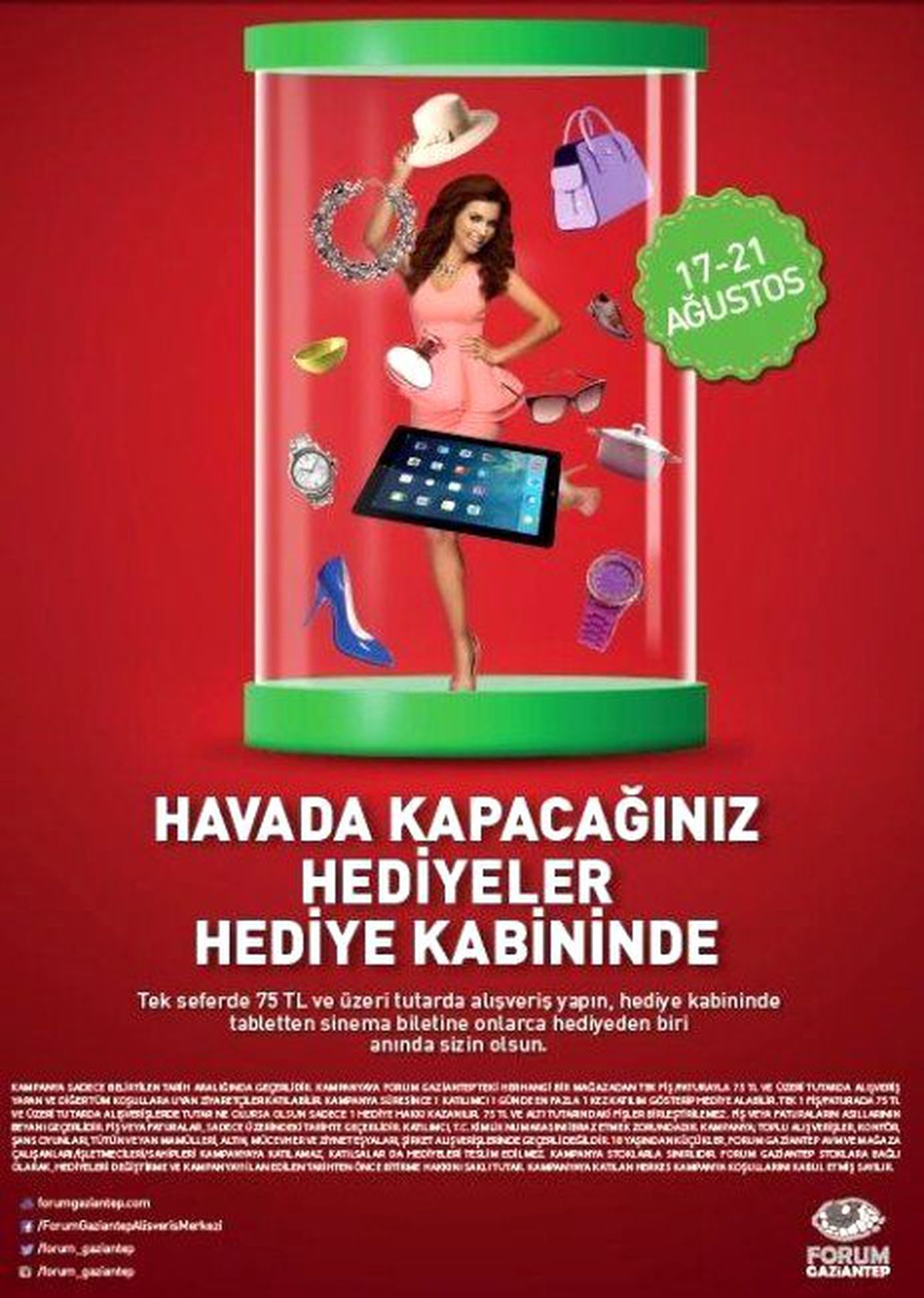 Forum Gaziantep\'te Hediye Kabini\'ne Merakla Girenler Mutlu Çıkıyor