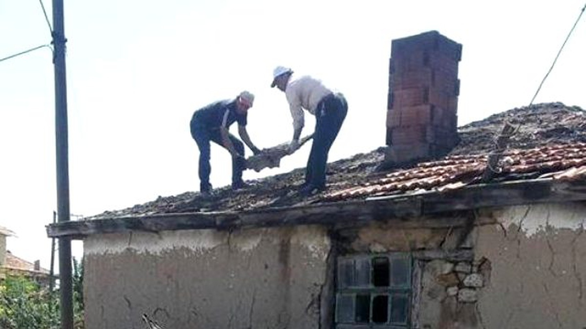 Hayırseverlerin Desteği ile Köy Fırınında Tadilat