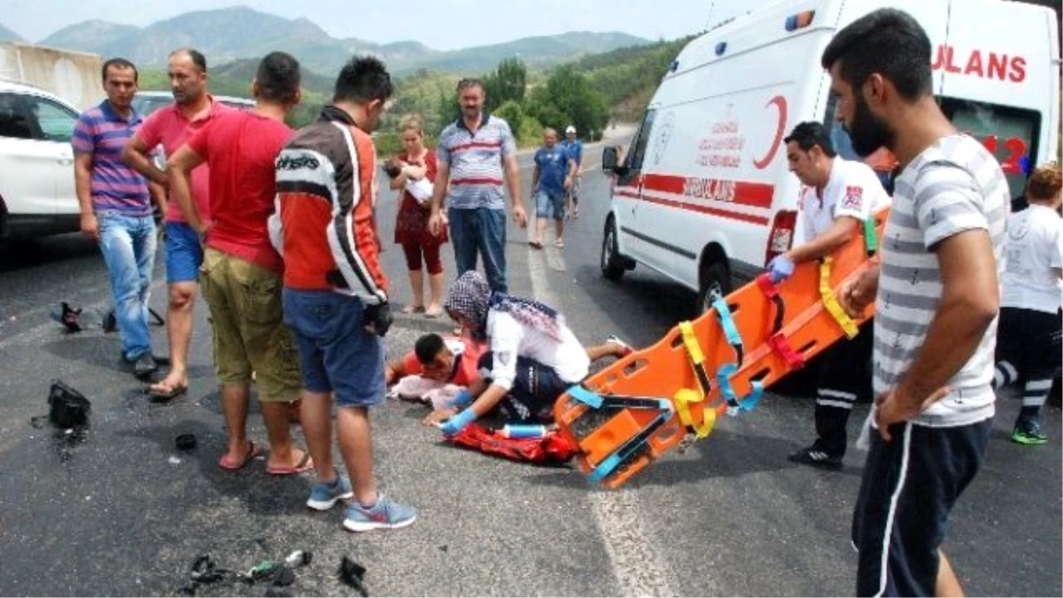 Kumluca\'da Kaza: 1 Yaralı