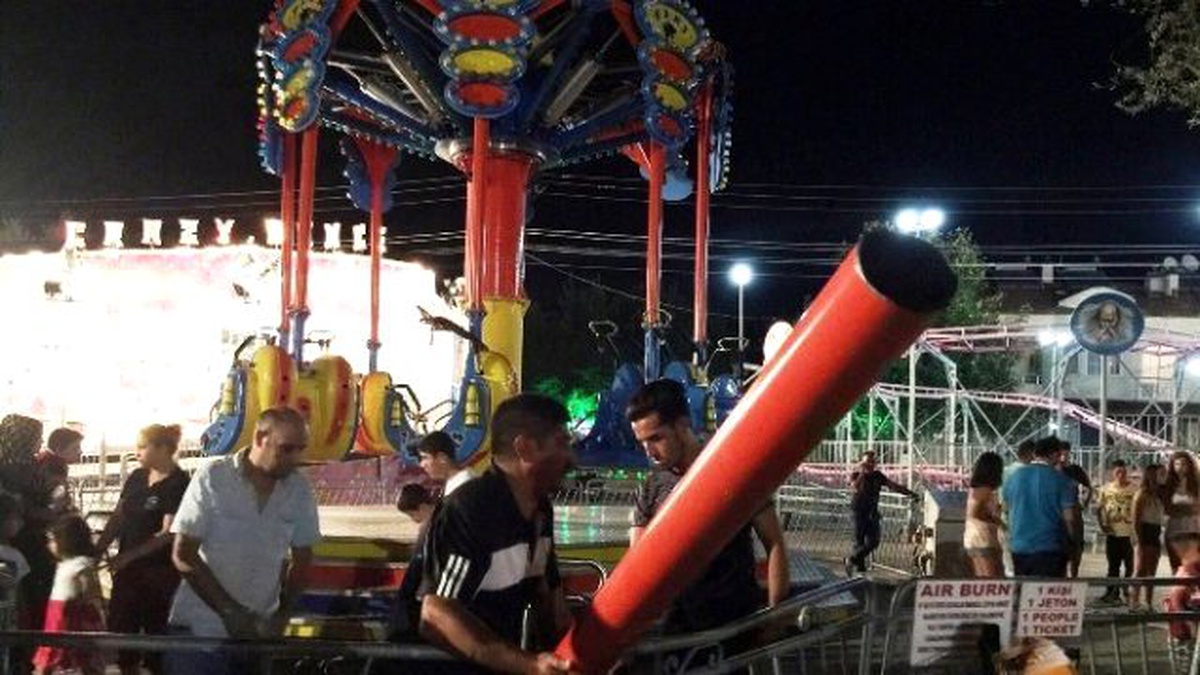 Lunaparkta Airbon Borusu Koptu: 2 Çocuk Yaralı