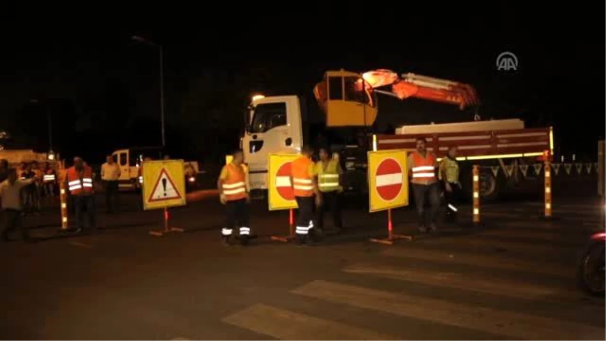 Trafiğe Kapatılan Ankara Bulvarı - Helikopter Kamera (2)