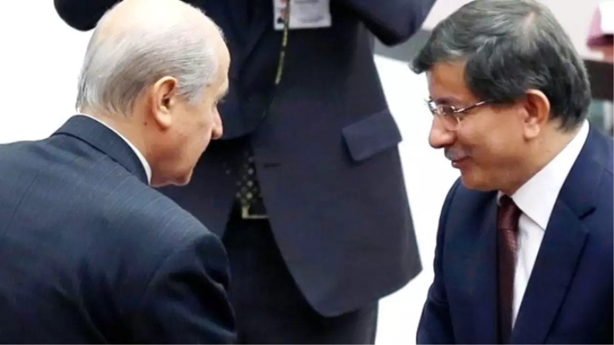 Türkiye'nin Kaderini Belirleyecek Davutoğlu-Bahçeli Görüşmesi Başladı