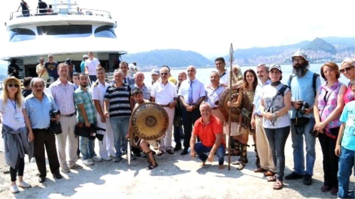 Vali Karahan, Giresun Adasında Gazeteciler ile Buluştu