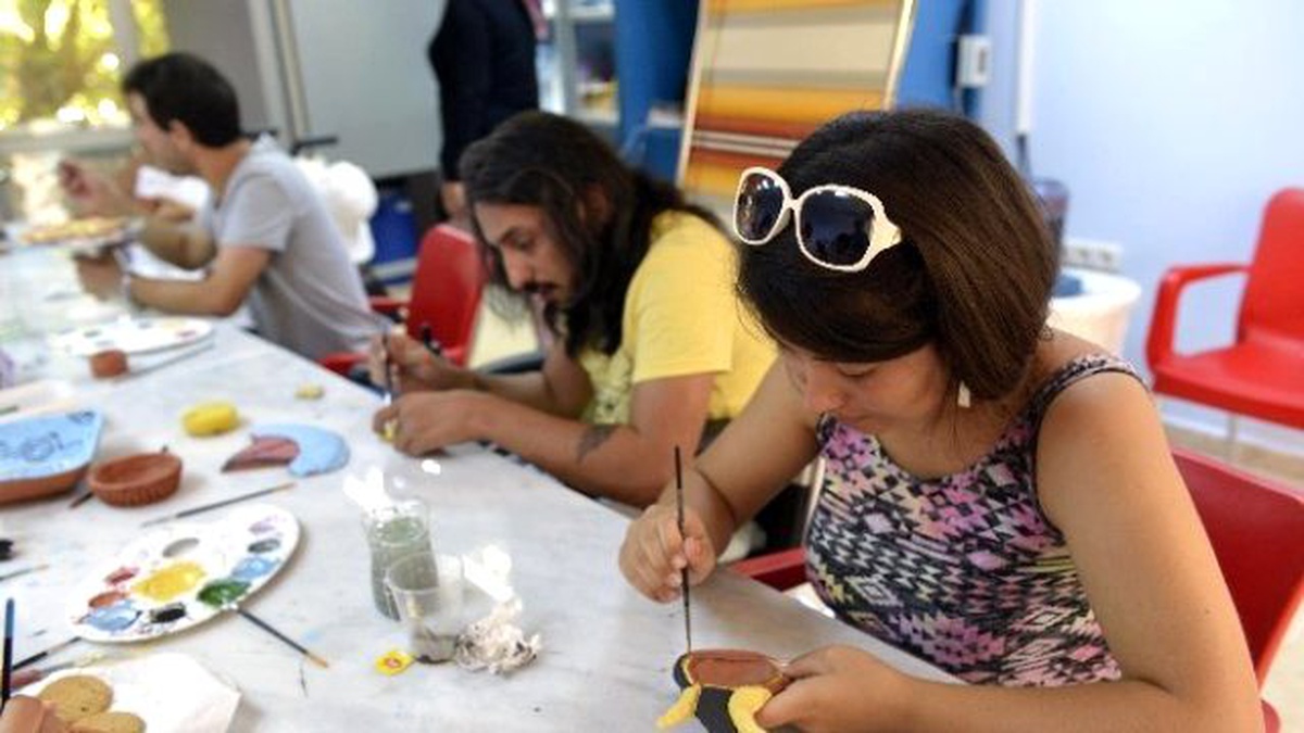 Belediyeden Engellilere Plastik Sanat Kursu