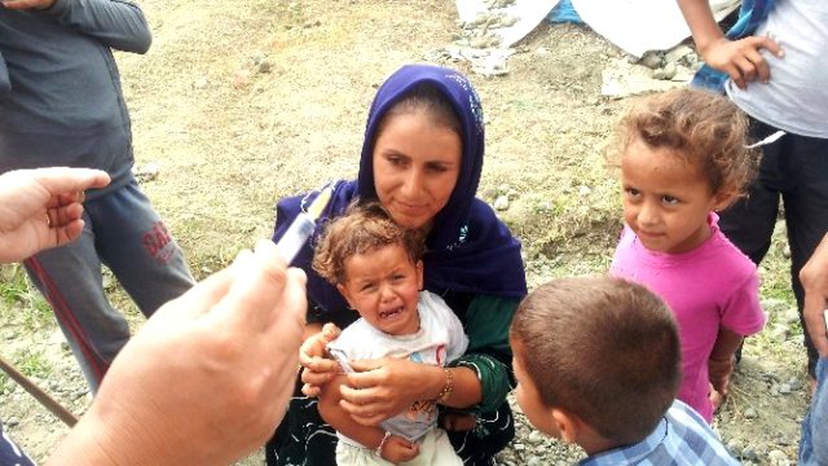 Çarşamba Tsm\'den Mevsimlik İşçilere Sağlık Hizmeti